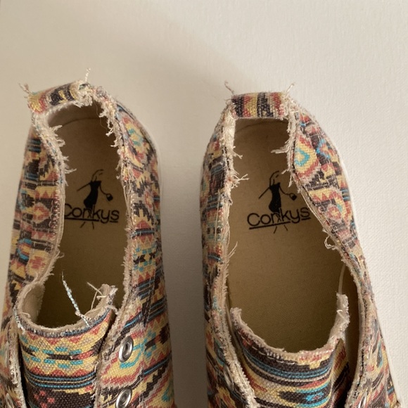 Corkys Aztec Babalu Slip On Shoes - Picture 4 of 5